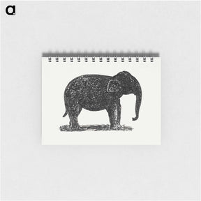 アートメモ帳-Elephant - レオ ヘステル Memo.