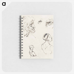 アートメモ帳-Sheet of Studies - レオナルド ダ ヴィンチ Memo.