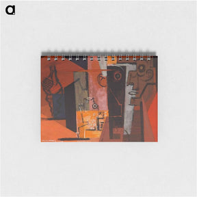 アートメモ帳-Composition au visage et au coquillage - ルイ マルクーシ Memo.