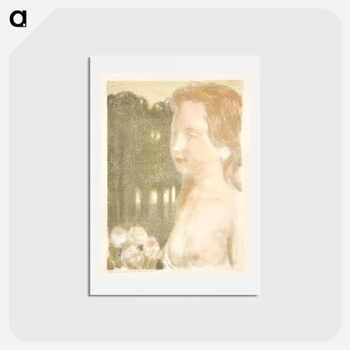 She was more beautiful than dreams - モーリス ドニ Postcard.