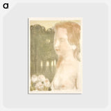 アートポストカード-She was more beautiful than dreams - モーリス ドニ Postcard.