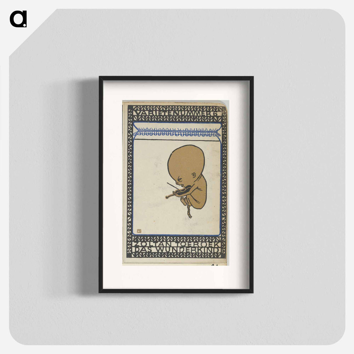 Vaudeville Act 6: Zoltan Toeroek, Child Prodigy - Moritz Jung Poster.