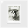 アートポストカード-À Edgar Poe (Devant le noir soleil de la Mélancolie, Lénore apparaît) - オディロン ルドン Postcard.