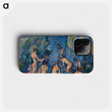 Bathers - ポール セザンヌ Phone Case.