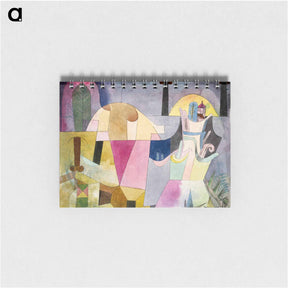 アートメモ帳-Black Columns in a Landscape
 - パウル クレー Memo.