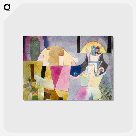 アートポストカード-Black Columns in a Landscape
 - パウル クレー Postcard.