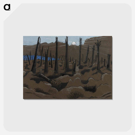 アートポストカード-Sunrise, Inverness Copse - ポール ナッシュ Postcard.