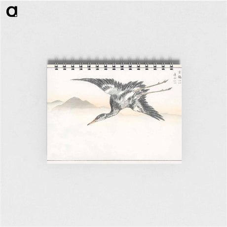 アートメモ帳-Eastern Common Crane
 - 鳥類図鑑 Memo.