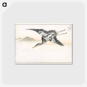 アートポストカード-Eastern Common Crane
 - 鳥類図鑑 Postcard.