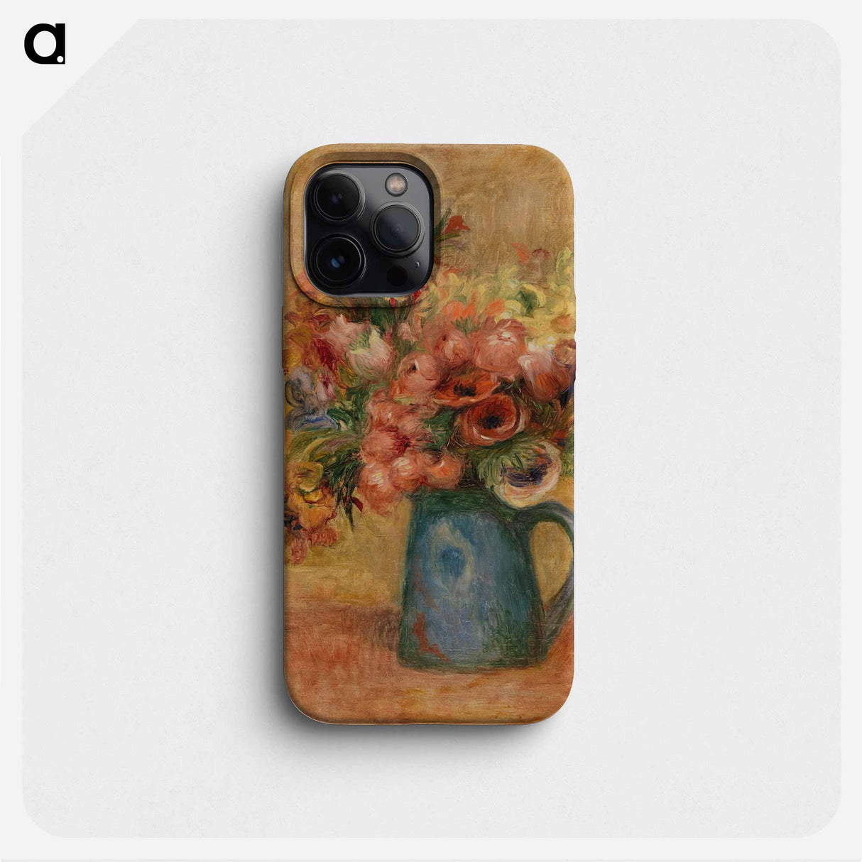 Vase of Flowers - Pierre Auguste Renoir Phone Case.