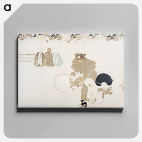 アートパネル-Promenade des nourrices, frise des fiacres
 - ピエール ボナール Canvas.