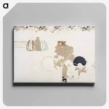 Promenade des nourrices, frise des fiacres
 - ピエール ボナール Canvas.