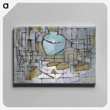 Still Life with Gingerpot II - Piet Mondrian Canvas.