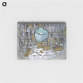 アートメモ帳-Still Life with Gingerpot II - ピエト モンドリアン Memo.