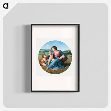 The Alba Madonna - ラファエロ サンティ Poster.