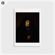 アートポストカード-Portrait of an aged woman in oriental costume by Rembrandt van Rijn - レンブラント ファン レイン Postcard.