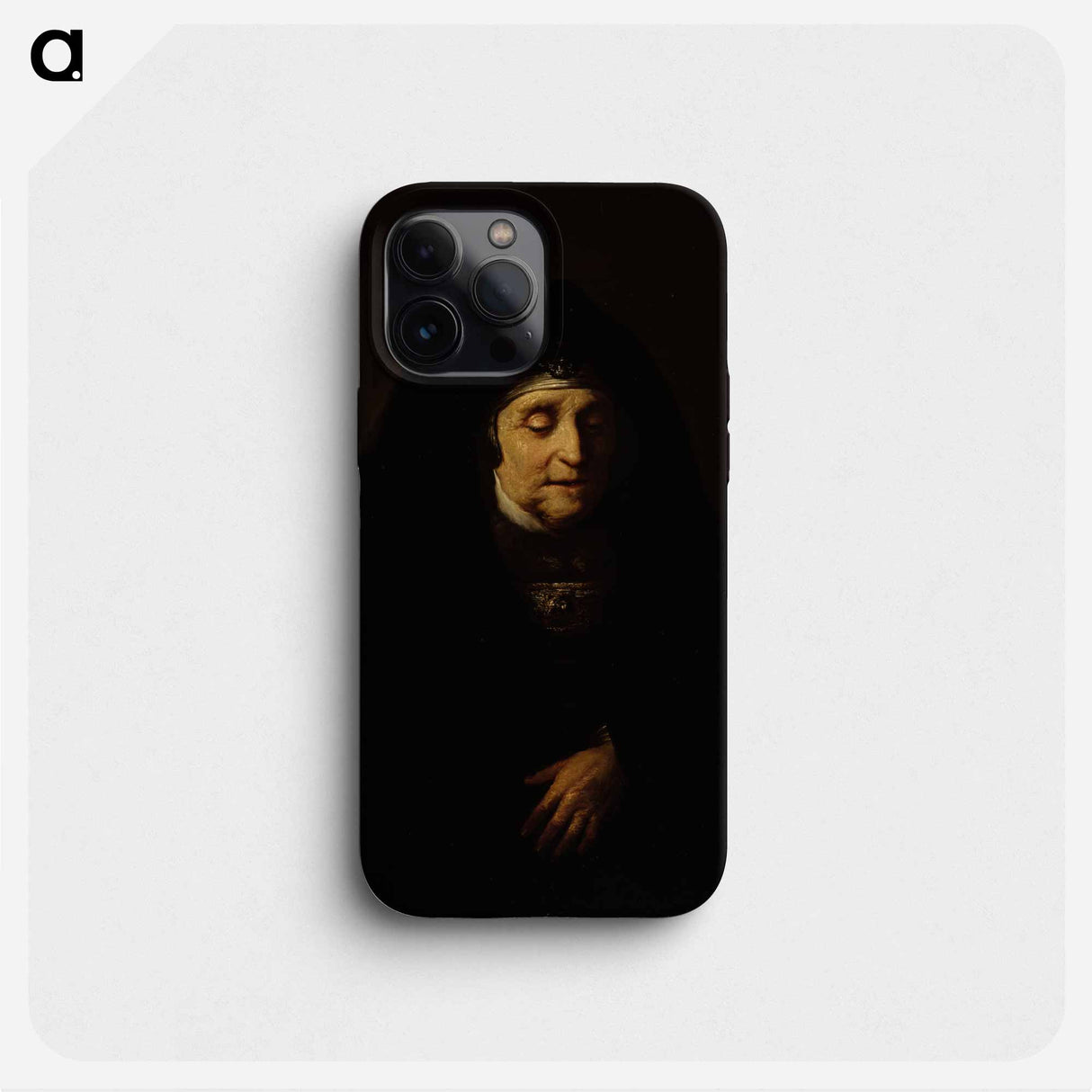 Portrait of an aged woman in oriental costume by Rembrandt van Rijn - レンブラント ファン レイン Phone Case.