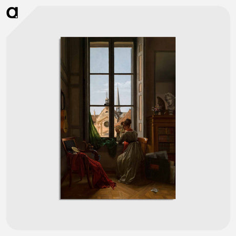 アートポストカード-Tracing a Flower
 - セントルイス美術館 Postcard.