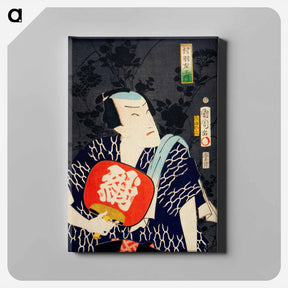 アートパネル-Portraits of an Actor - 豊原 国周 Canvas.