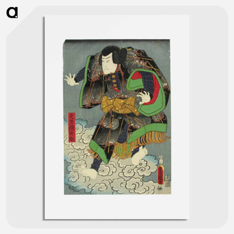 アートポスター-Actor Ichikawa Ichizo in the Play Irifune Soga Nihon no Torikachi
 - 歌川 国貞 Poster.