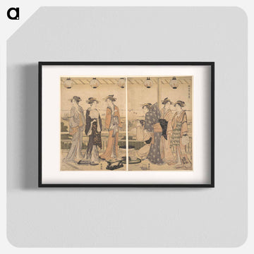 The Four Seasons in Southern Edo: A Summer Scene
 - 歌川 豊国 Poster.