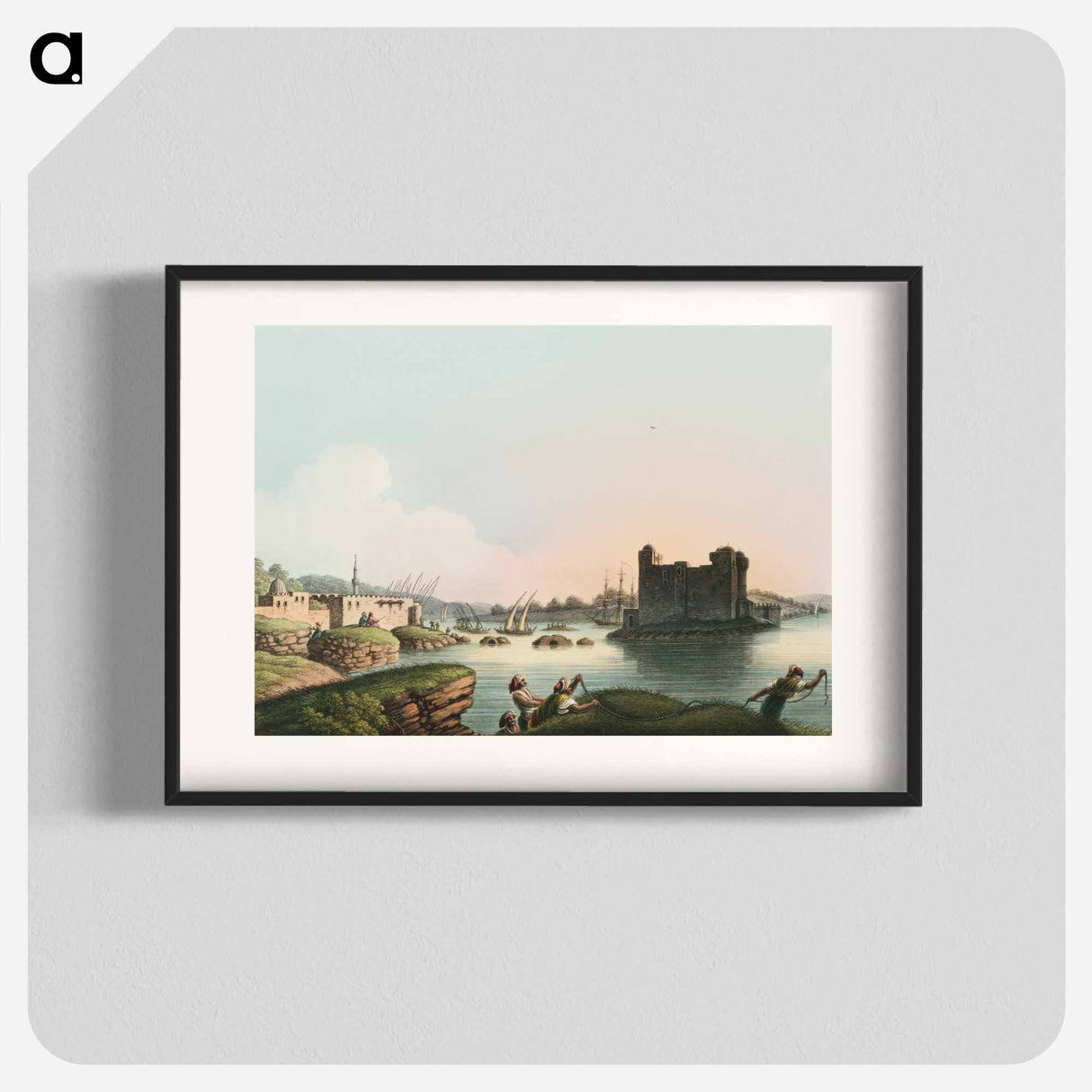 Port of Latachia - View of the Ottoman Empire Poster.