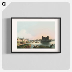 アートポスター-Port of Latachia - オスマン帝国領内の景色 Poster.