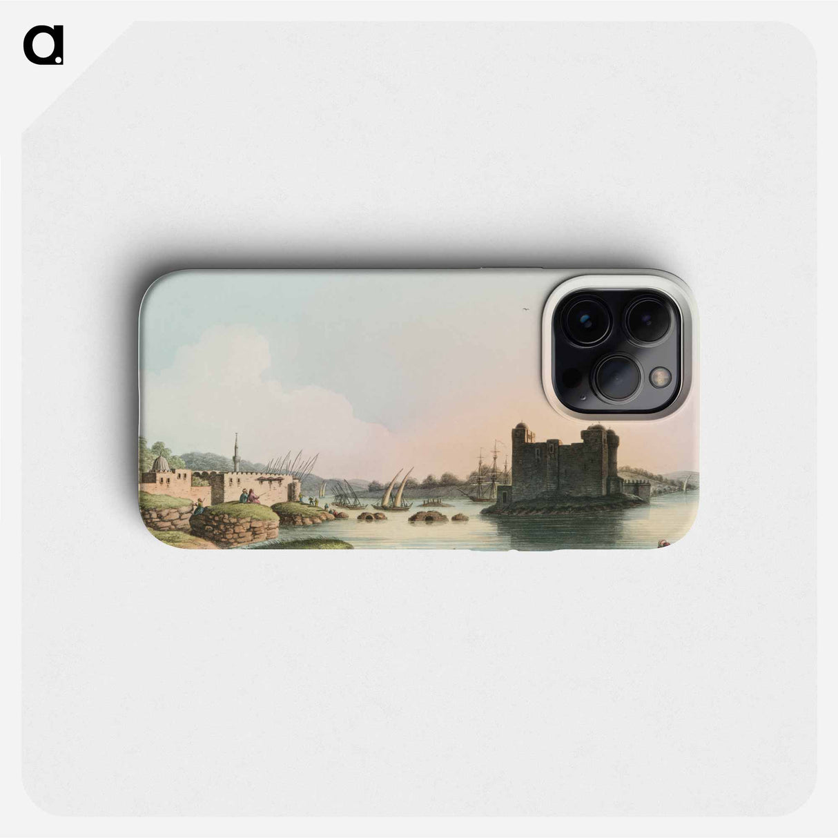 Port of Latachia - オスマン帝国領内の景色 Phone Case.