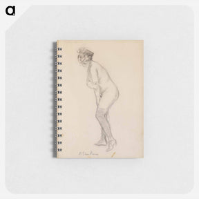 アートメモ帳-Standing Nude Woman - ウィリアム ジェームス グラッケンズ Memo.