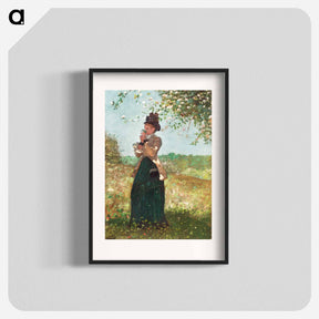 アートポスター-The Yellow Jacket - ウィンスロー ホーマー Poster.