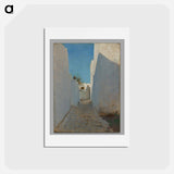 アートポストカード-A Moroccan Street Scene
 - イェール大学アートギャラリー Postcard.