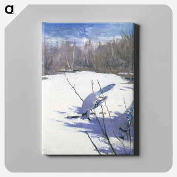 Blue Jays in Winter - アボット ハンダーソン セイヤー Canvas.