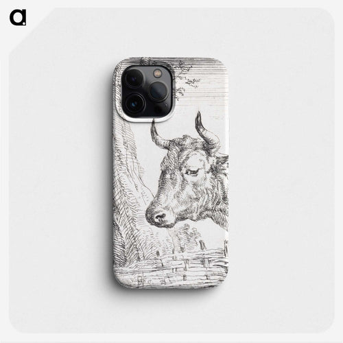 Head of a cow - アールト シューマン Phone Case.