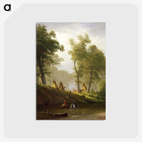 1-43_Albert-Bierstadt_postcard