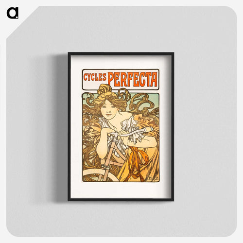 Cycles Perfecta - アルフォンス ミュシャ Poster.