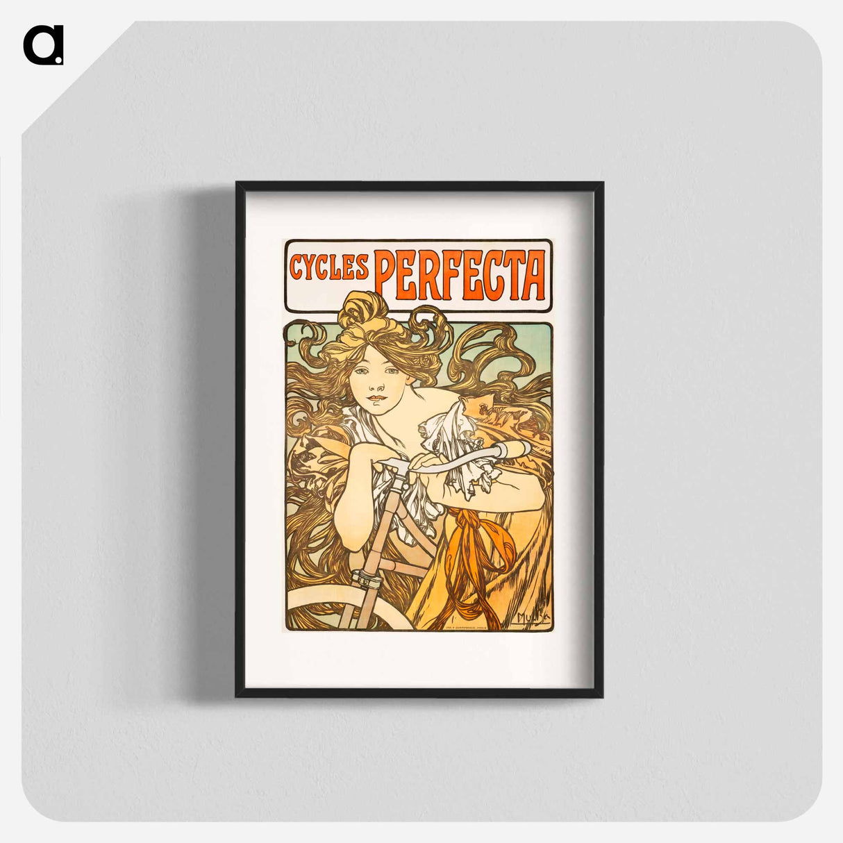 Cycles Perfecta - アルフォンス ミュシャ Poster.