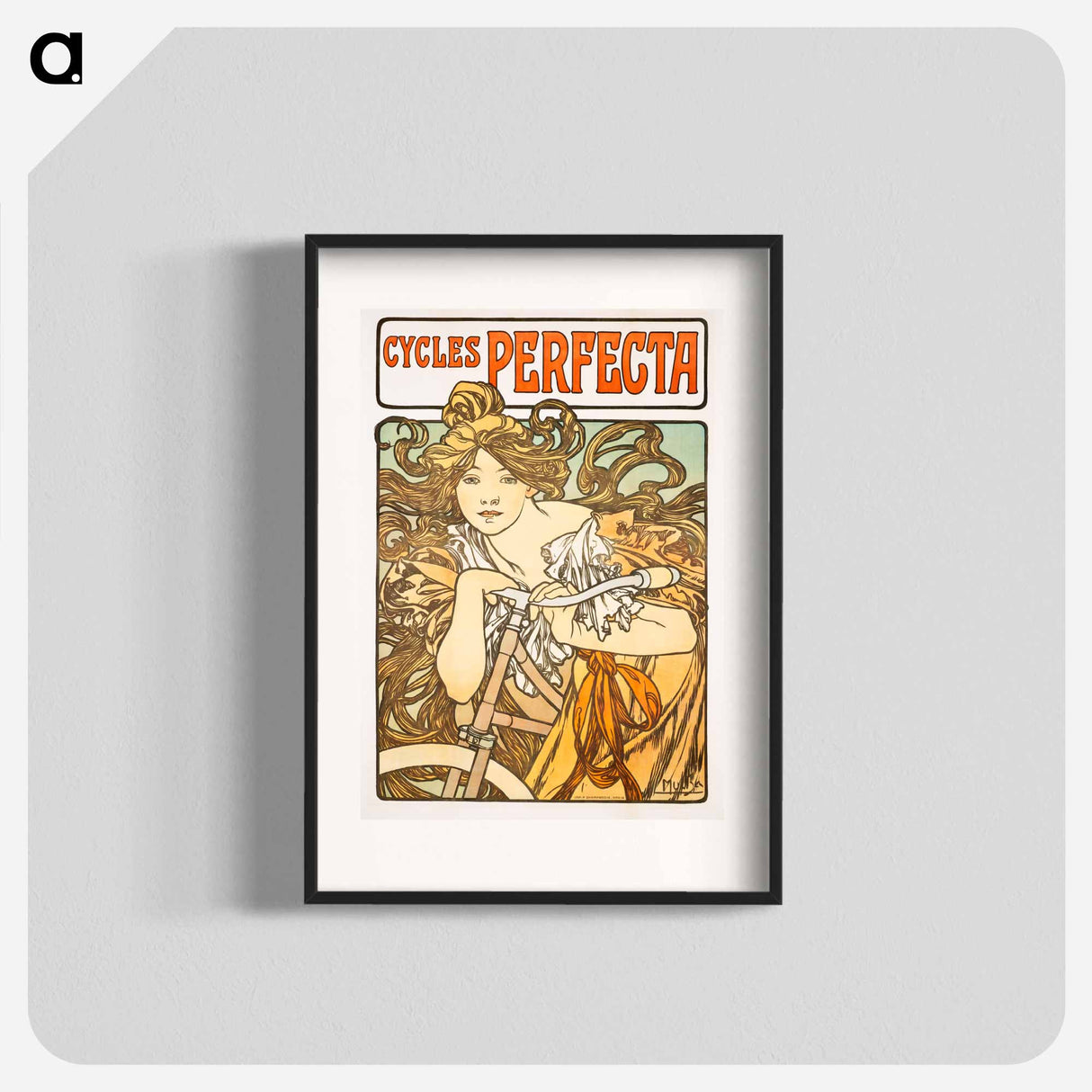 Cycles Perfecta - Alphonse Mucha Poster.