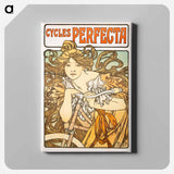 Cycles Perfecta - Alphonse Mucha Canvas.