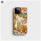 Cycles Perfecta - Alphonse Mucha Phone Case.