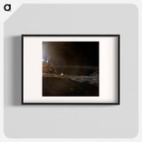 Apollo 12 Lunar Landing Site - Apollo Moon Landing Poster.