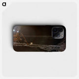 Apollo 12 Lunar Landing Site - アポロ月面着陸 Phone Case.