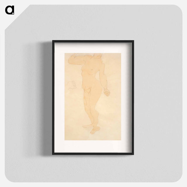 アートポスター-Standing Nude - オーギュスト ロダン Poster.