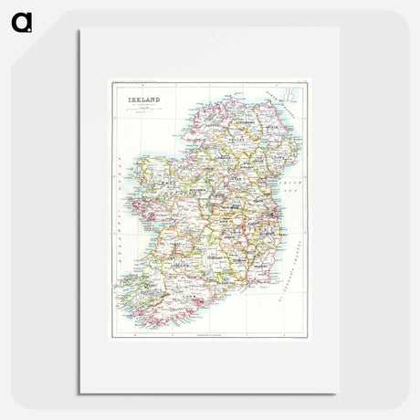 アートポスター-Gazetteer of the British Isles
 - 大英図書館 Poster.