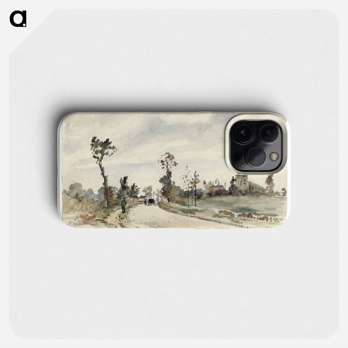 Louveciennes, Route de Saint-Germain - Camille Pissarro Phone Case.