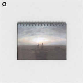 アートメモ帳-Two Men by the Sea - カスパー ダーヴィト フリードリヒ Memo.