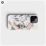 Bermuda No. 1, Tree and House - Charles Demuth Phone Case.