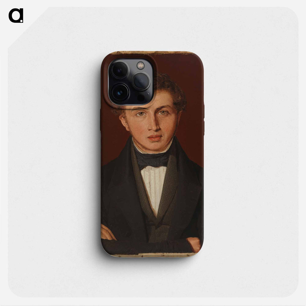 Portrait of hans peter købke, the artist's brother - クリステン ケプケ Phone Case.