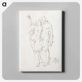 アートパネル-Adam and Eve
 - コルネリス プロース ファン アムステル Canvas.
