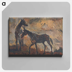 アートパネル-Runaway Horses
 - シプリアン マジェルニク Canvas.