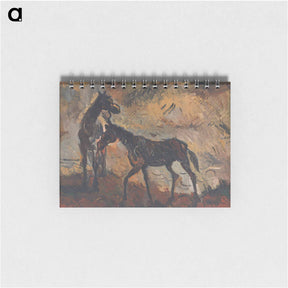 アートメモ帳-Runaway Horses
 - シプリアン マジェルニク Memo.